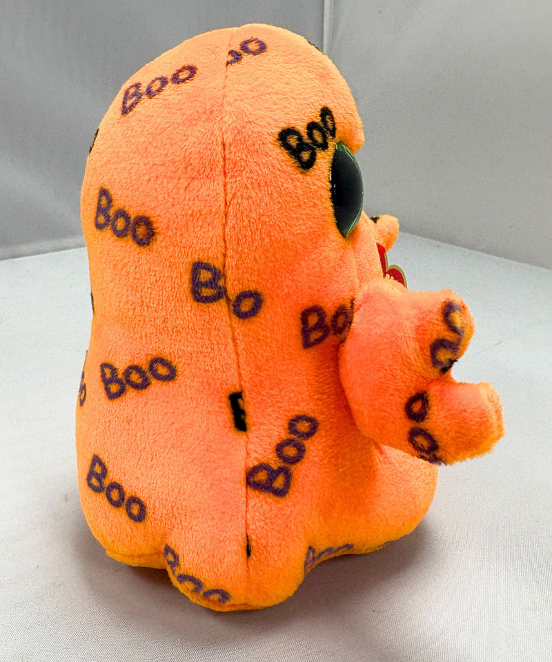 Ty Beanie Boos - Ghoulie the Ghost, Glitter Eyes, Halloween