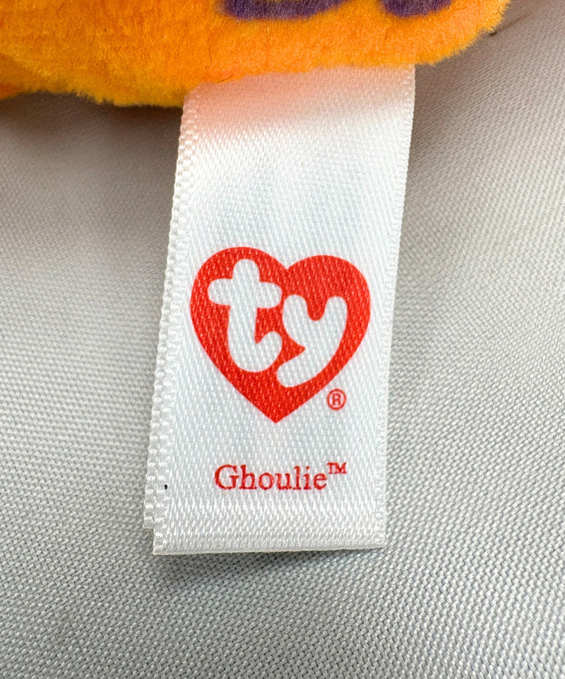 Ty Beanie Boos - Ghoulie the Ghost, Glitter Eyes, Halloween