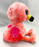 Ty Beanie Boos - Gilda  the Flamingo, Medium, Glitter Eyes, Medium size