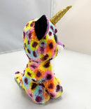 Ty Beanie Boos - Giselle the Unicorn leopard, Glitter Eyes