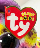 Ty Beanie Boos - Giselle the Unicorn leopard, Glitter Eyes