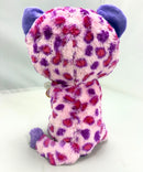 Ty Beanie Boos - Glamour the Leopard, Medium, Glitter Eyes