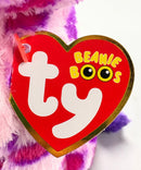 Ty Beanie Boos - Glamour the Leopard, Medium, Glitter Eyes