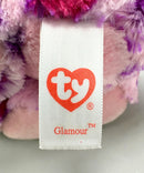 Ty Beanie Boos - Glamour the Leopard, Medium, Glitter Eyes