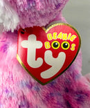 Ty Beanie Boos - Glider the Pink Penguin, Medium (8"), Glitter Eyes, Europe