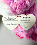 Ty Beanie Boos - Glider the Pink Penguin, Medium (8"), Glitter Eyes, Europe