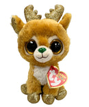Ty Beanie Boos - Glitzy the Reindeer, Glitter Eyes, Christmas holidays