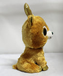Ty Beanie Boos - Glitzy the Reindeer, Medium (10.75"), Glitter Eyes