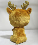 Ty Beanie Boos - Glitzy the Reindeer, Medium (10.75"), Glitter Eyes