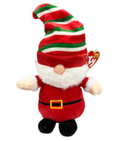 Ty Beanie Boos - Gnewman the Santa Gnome, Glitter Eyes