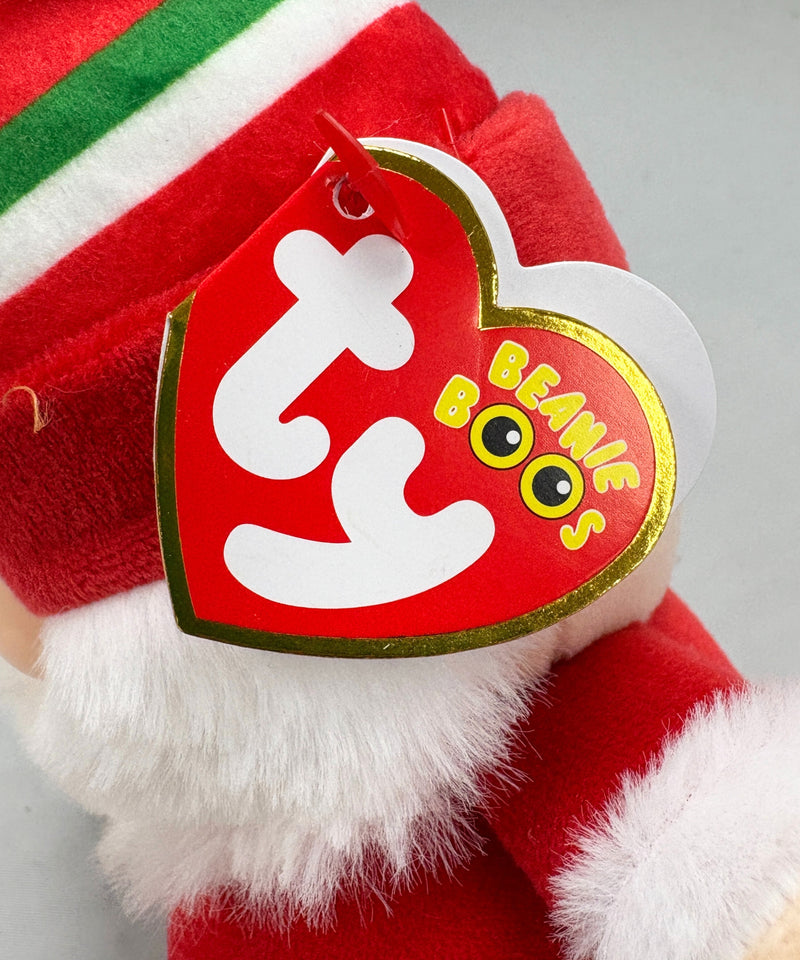 Ty Beanie Boos - Gnewman the Santa Gnome, Glitter Eyes