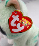 Ty Beanie Boos - Gumdrop the Teal Easter Cat, Glitter Eyes