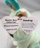 Ty Beanie Boos - Gumdrop the Teal Easter Cat, Glitter Eyes