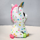 Ty Beanie Boos - Harmonie the Rainbow Speckled Unicorn, Medium (10"), Glitter Eyes