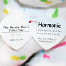 Ty Beanie Boos - Harmonie the Rainbow Speckled Unicorn, Medium (10"), Glitter Eyes