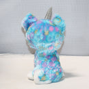 Ty Beanie Boos - Helena the Blue Unicorn Husky, Medium (9"), Glitter Eyes