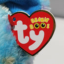 Ty Beanie Boos - Helena the Blue Unicorn Husky, Medium (9"), Glitter Eyes