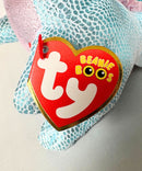 Ty Beanie Boos - Holly the Teal Dragon, (6"), Glitter Eyes, Claire's Exclusive
