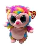 Ty Beanie Boos - Holly the Rainbow Hedgehog, Regular (6"), Glitter Eyes, Justice Stores