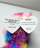 Ty Beanie Boos - Holly the Rainbow Hedgehog, Regular (6"), Glitter Eyes, Justice Stores