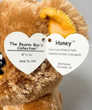 Ty Beanie Boos - Honey the Tan Bear, Medium (9"), Solid Eyes