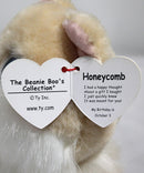 Ty Beanie Boos- Honeycomb the Corgi, Glitter Eyes