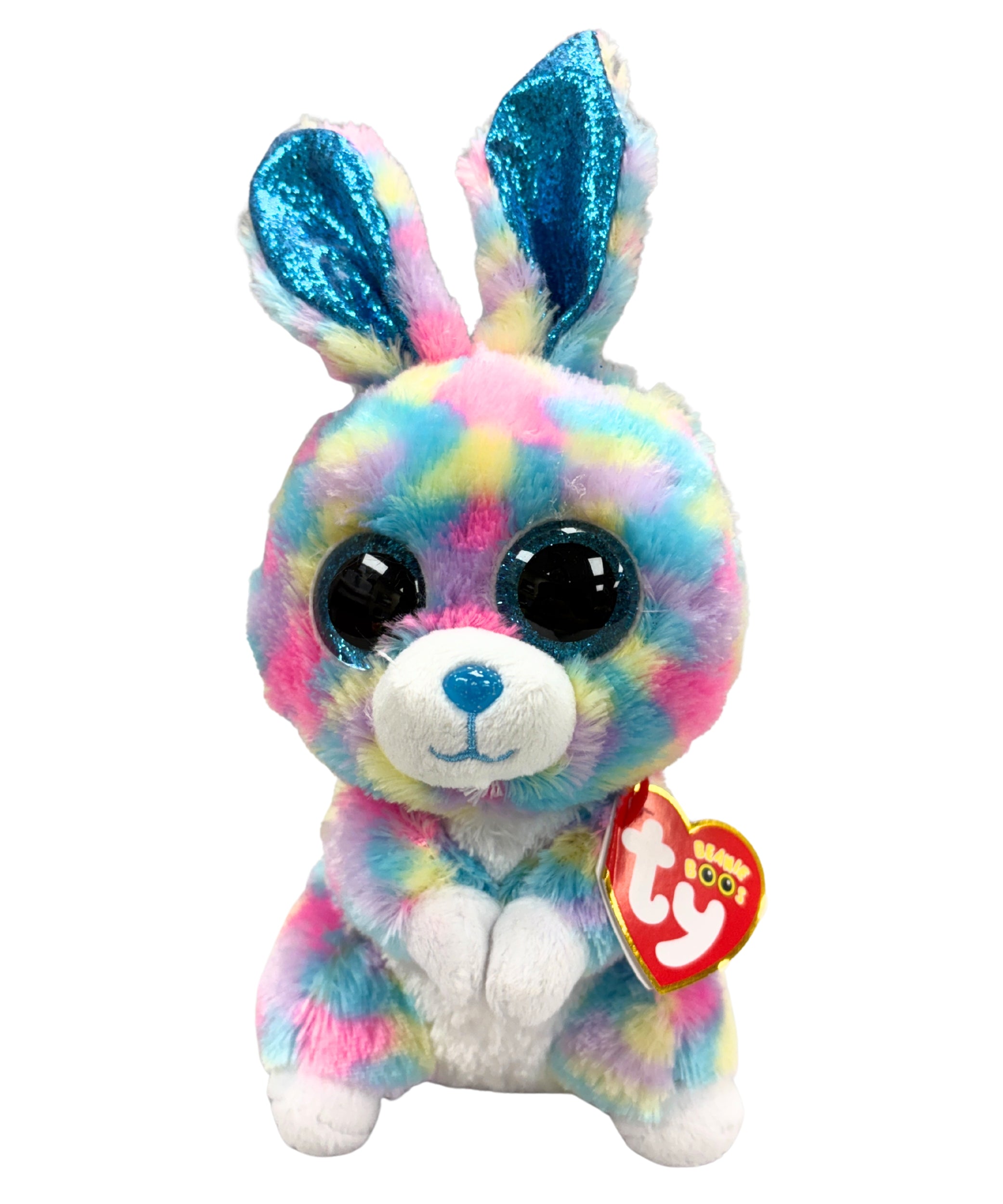 Ty Beanie Boos - Hops the Bunny, Glitter Eyes