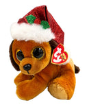 Ty Beanie Boos - Howlidays the Dog, Glitter Eyes, Christmas