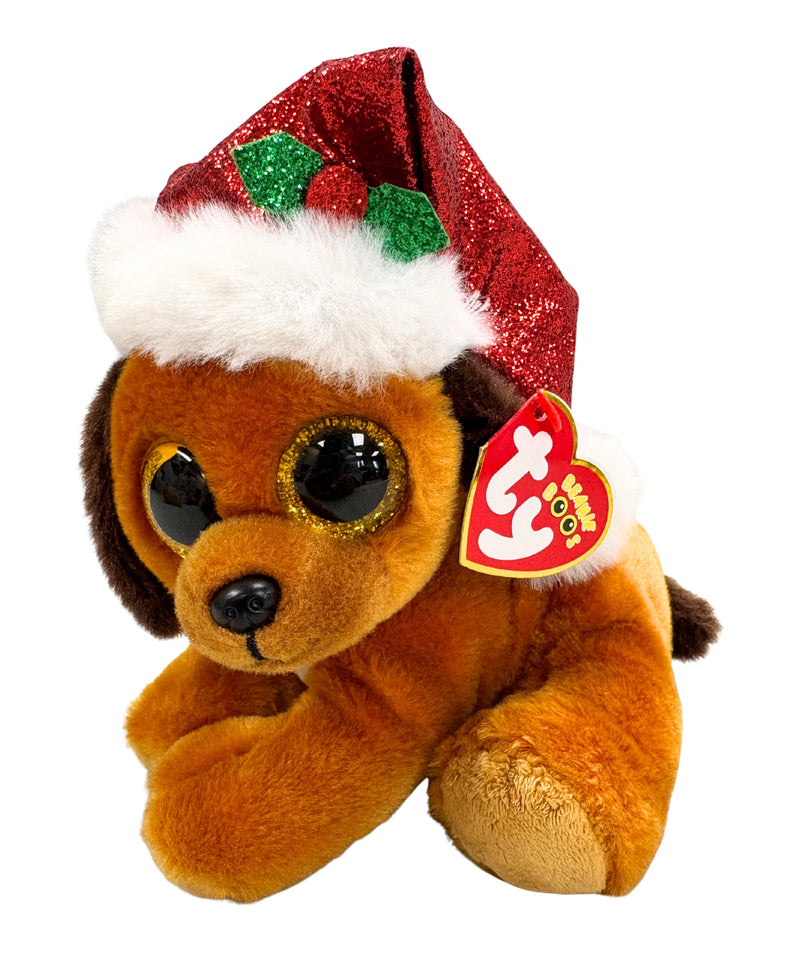 Ty Beanie Boos - Howlidays the Dog, Glitter Eyes, Christmas