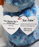 Ty Beanie Boos- Ice Cube the Blue Penguin, Glitter Eyes