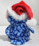 Ty Beanie Boos- Icicles the Blue Holiday Owl, Glitter Eyes