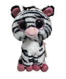 Ty Beanie Boos- Izzy the Zebra, Glitter Eyes, Justice Exclusive