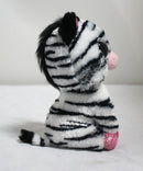 Ty Beanie Boos- Izzy the Zebra, Glitter Eyes, Justice Exclusive