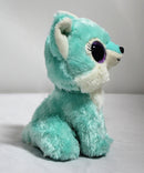 Ty Beanie Boos- Jade the Turqouise Wolf, Glitter Eyes, Great Wolf Lodge Exclusive