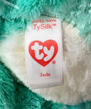 Ty Beanie Boos - Jade the Teal Wolf, (10"), Glitter Eyes, Great Wolf Lodge