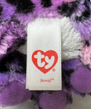 Ty Beanie Boos - Jewel the Purple Leopard, (6"), Glitter Eyes, Justice Stores