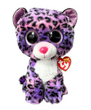 Ty Beanie Boos - Jewel the Purple Leopard, Medium (9"), Glitter Eyes, Justice Stores