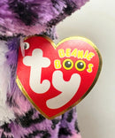 Ty Beanie Boos - Jewel the Purple Leopard, Medium (9"), Glitter Eyes, Justice Stores