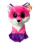 Ty Beanie Boos - Joey the Pink Fox, (10"), Glitter Eyes, Claire's Exclusive