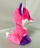 Ty Beanie Boos - Joey the Pink Fox, (10"), Glitter Eyes, Claire's Exclusive