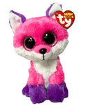 Ty Beanie Boos - Joey the Pink Fox, (6"), Glitter Eyes, Claire's Exclusive