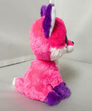 Ty Beanie Boos - Joey the Pink Fox, (6"), Glitter Eyes, Claire's Exclusive