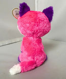 Ty Beanie Boos - Joey the Pink Fox, (6"), Glitter Eyes, Claire's Exclusive