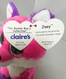 Ty Beanie Boos - Joey the Pink Fox, (6"), Glitter Eyes, Claire's Exclusive