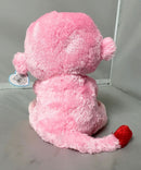 Ty Beanie Boos - Julep the Valentine Monkey, Medium (8"), Solid Eyes