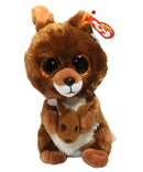 Ty Beanie Boos- Kipper the Kangaroo, Glitter Eyes