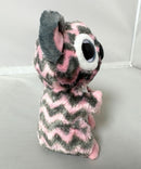 Ty Beanie Boos - Kora the Pink Chevron Koala Bear, (6"), Glitter Eyes, Claire's Exclusive
