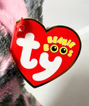 Ty Beanie Boos - Kora the Pink Chevron Koala Bear, (6"), Glitter Eyes, Claire's Exclusive