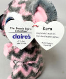 Ty Beanie Boos - Kora the Pink Chevron Koala Bear, (6"), Glitter Eyes, Claire's Exclusive