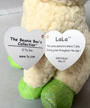 Ty Beanie Boos - LaLa the Easter Lamb, Medium (9"), Glitter Eyes, Easter
